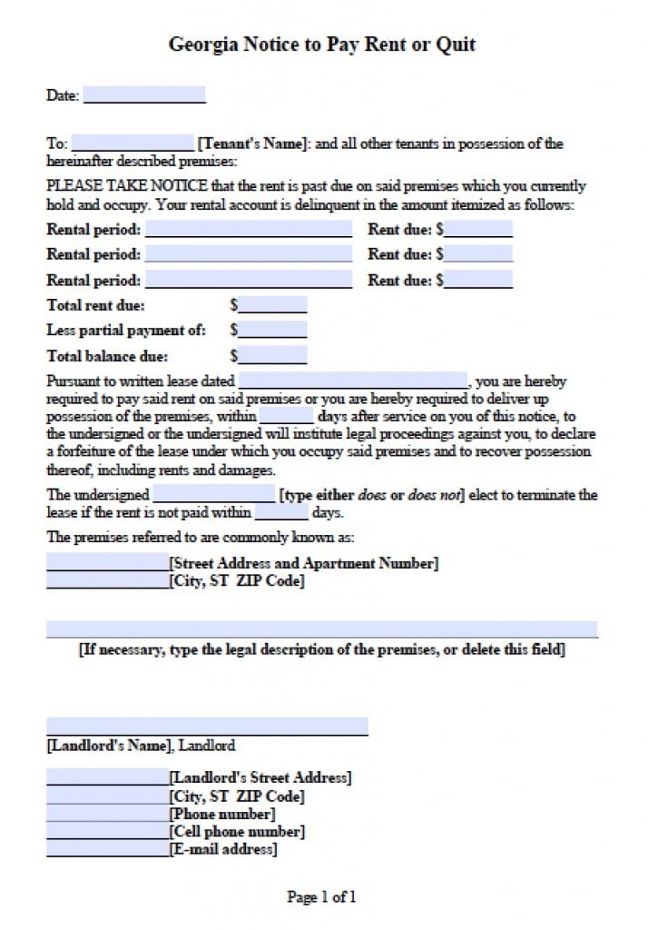Free Rental Lease Agreement Templates PDF Word