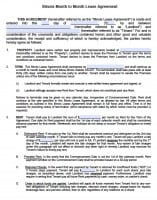 Free Illinois Rental Lease Agreement Templates | PDF | Word