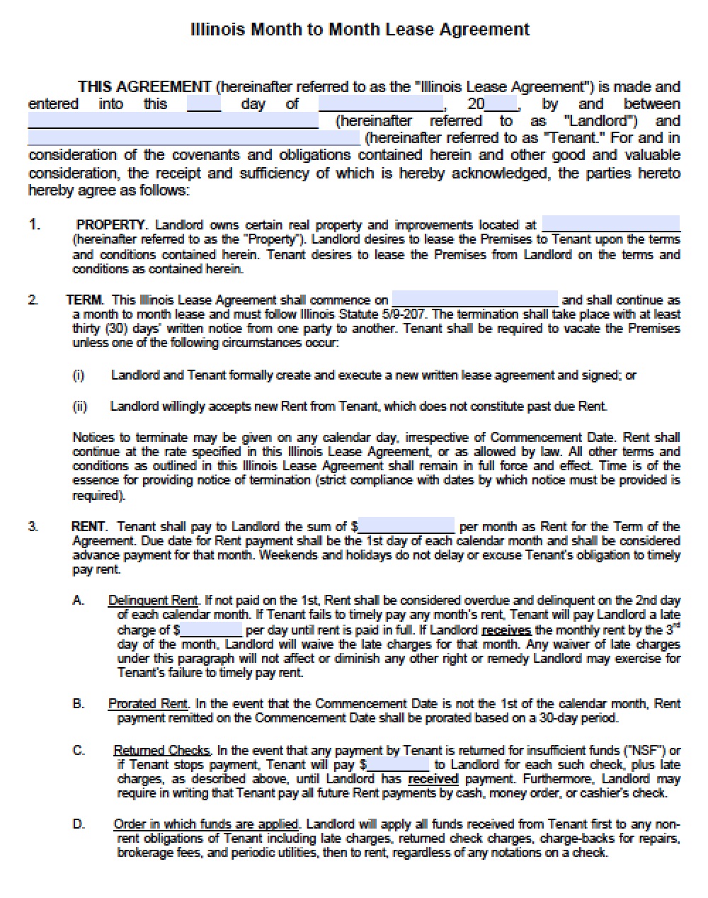  Free Printable Simple Will Forms Illinois Printable Forms Free Online