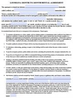 Free Louisiana Rental Lease Agreement Templates | PDF | Word
