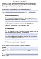 Free Maine Rental Lease Agreement Templates PDF Word