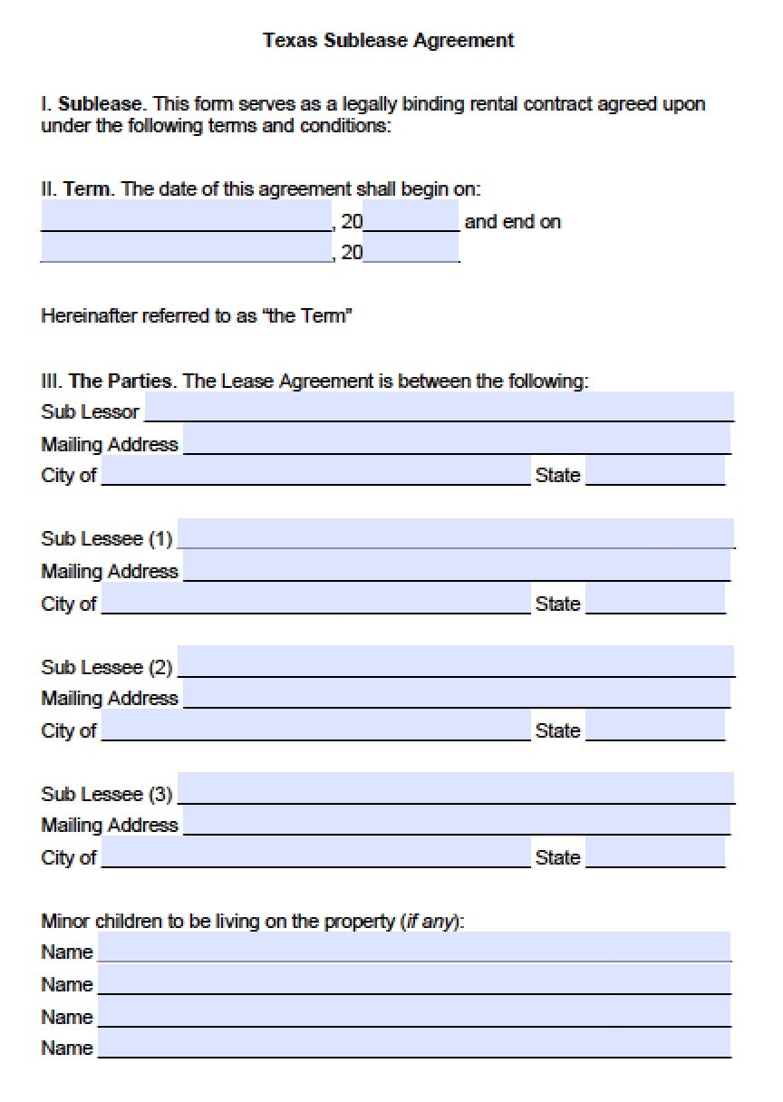 free rental agreement template